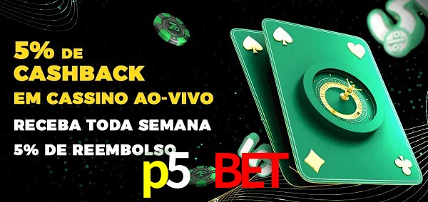 Promoções do cassino ao Vivo p5 bet